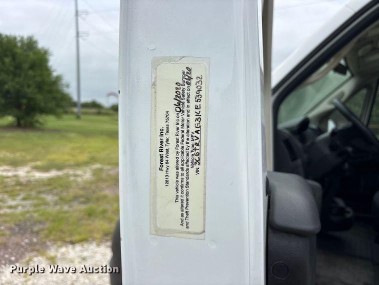 image for item ET0311 2019 RAM Promaster 1500 handicap accessible van