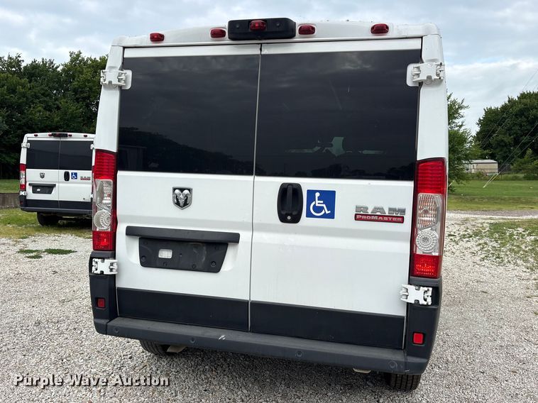 image for item ET0312 2019 RAM Promaster 1500 handicap accessible van