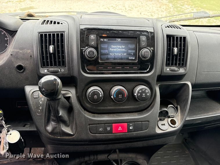 image for item ET0312 2019 RAM Promaster 1500 handicap accessible van