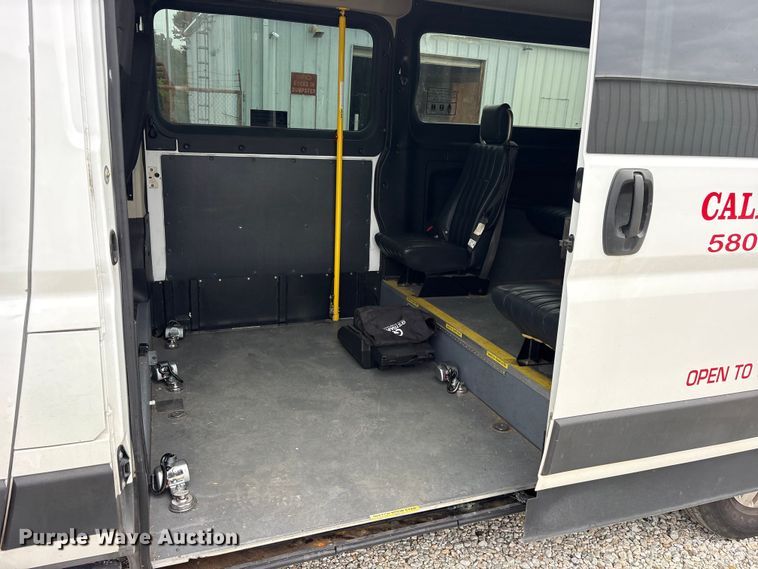 image for item ET0312 2019 RAM Promaster 1500 handicap accessible van