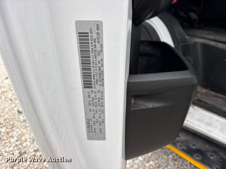image for item ET0312 2019 RAM Promaster 1500 handicap accessible van