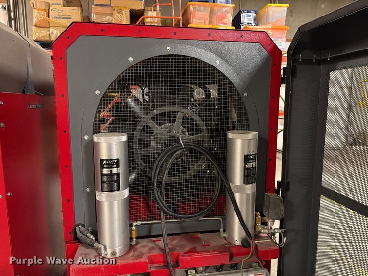 image for item EV2308 2017 Scott HushAir Connect 7500  SCBA fill station and air compressor