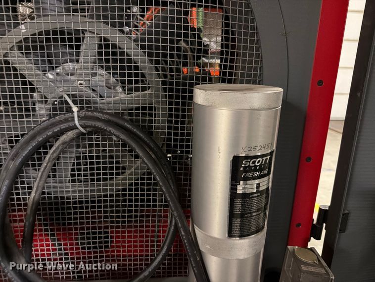 image for item EV2308 2017 Scott HushAir Connect 7500  SCBA fill station and air compressor
