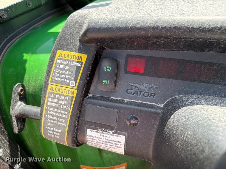 image for item EV2312 2015 John Deere HPX Gator utility vehicle