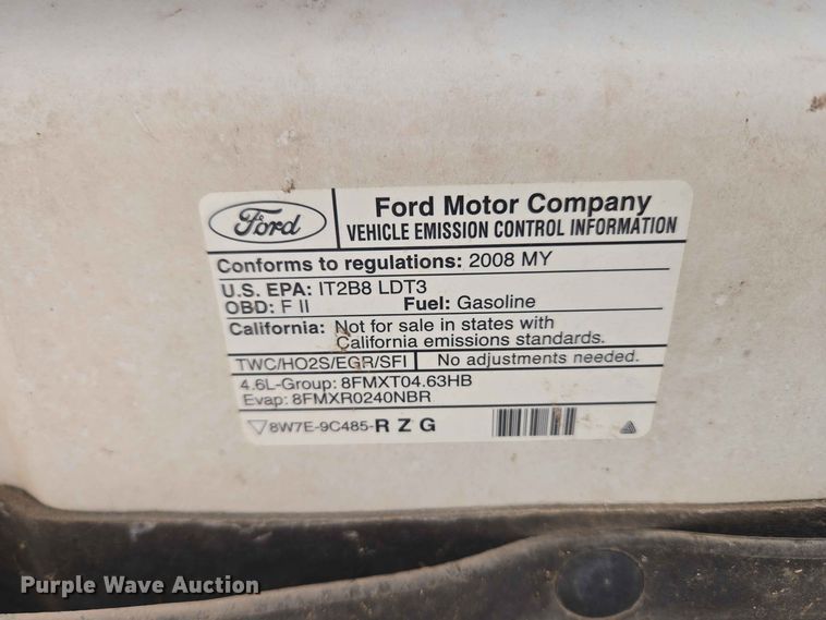 image for item EW0415 2008 Ford F-150 Ext. Cab pickup truck