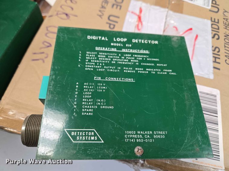image for item EW0448 Approximately 67 digital loop detectors