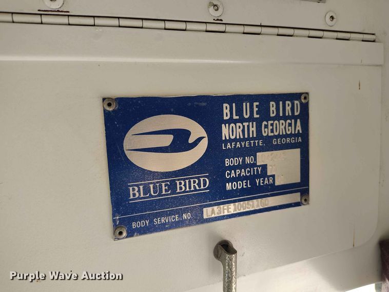 image for item EW1043 2001 Blue Bird All American school bus