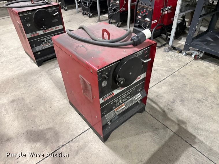image for item EW4028 (2) Lincoln IdealArc 250 welders