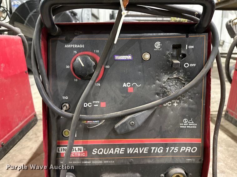 image for item EW4031 (2) Lincoln Electric Square Wave 175 welders