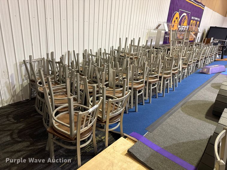 Approximately 160 chairs