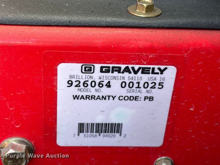 image for item EW4948 Gravely Hydro Brush 36 broom