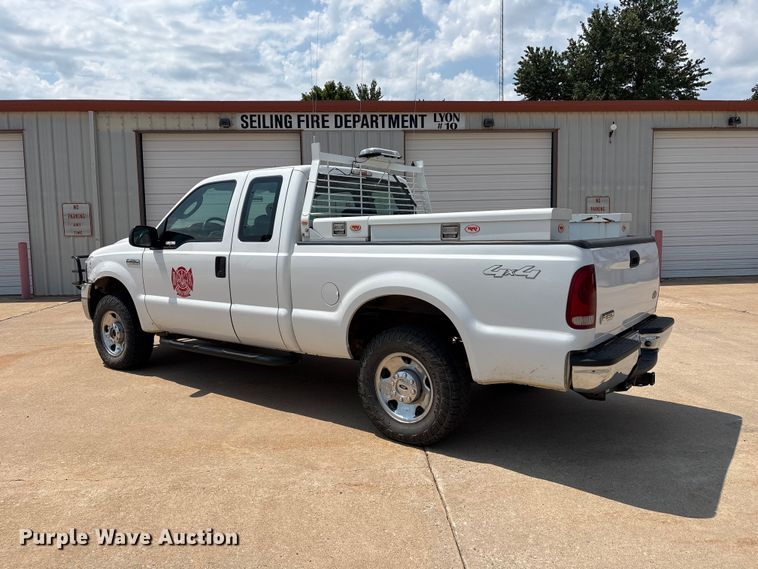 image for item EX0006 2007 Ford F250 Super Duty Ext. Cab pickup truck