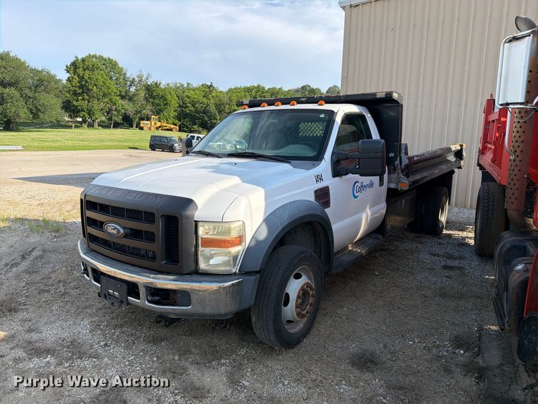 image for item EX2020 2008 Ford F550 Super Duty dump truck