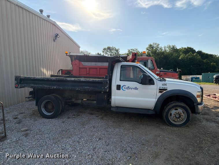 image for item EX2020 2008 Ford F550 Super Duty dump truck