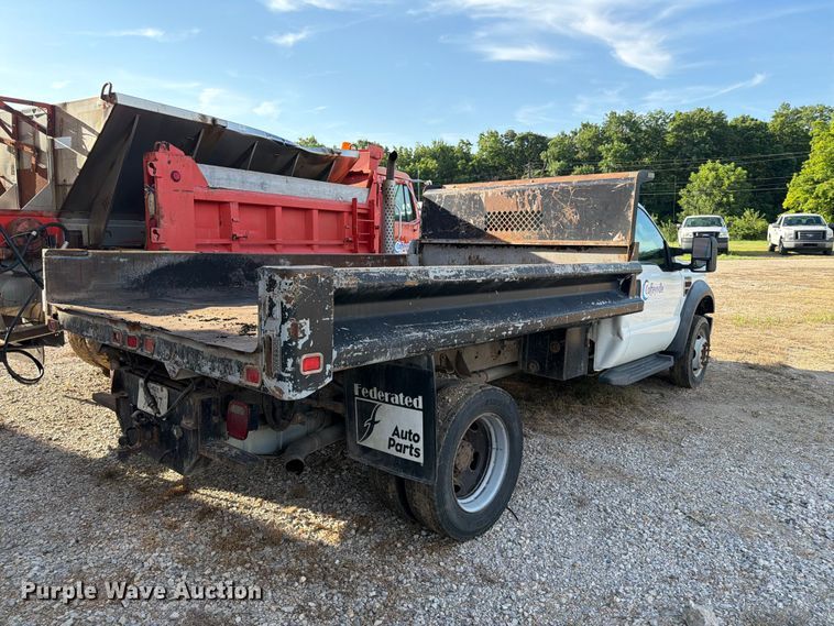 image for item EX2020 2008 Ford F550 Super Duty dump truck