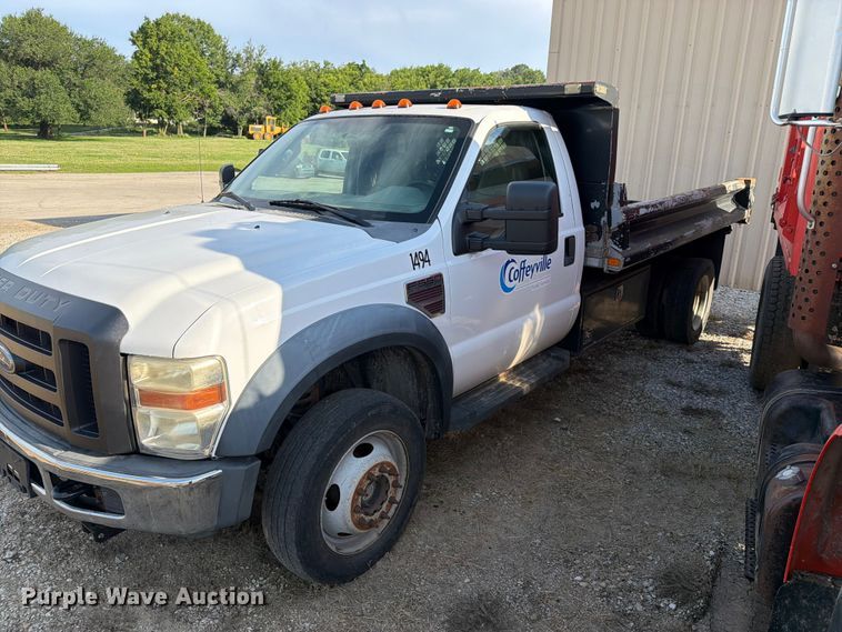 image for item EX2020 2008 Ford F550 Super Duty dump truck