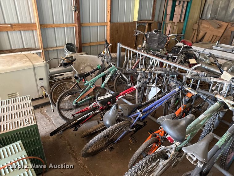 image for item EX2035 Bikes and bike racks (19) bicycles 