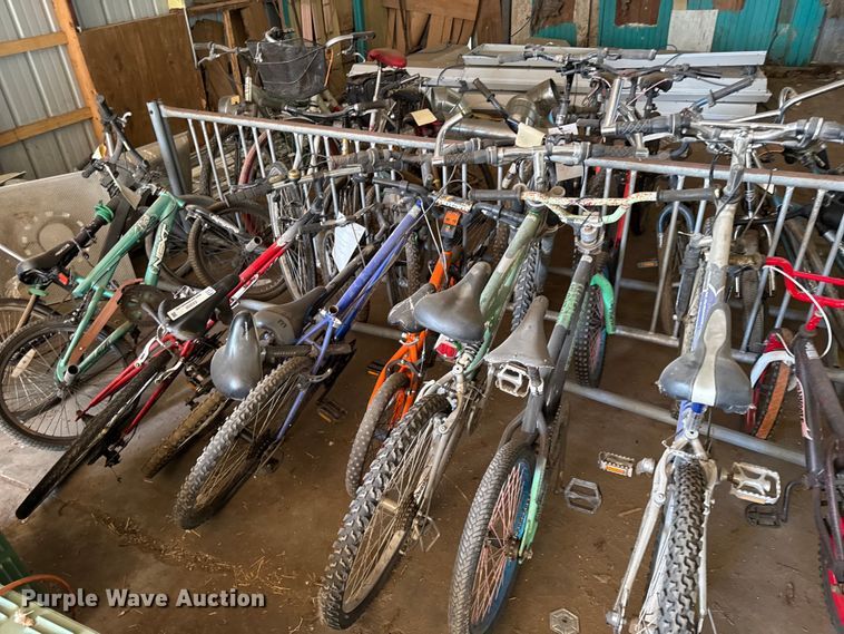 image for item EX2035 Bikes and bike racks (19) bicycles 