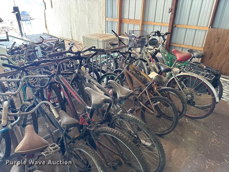 image for item EX2035 Bikes and bike racks (19) bicycles 
