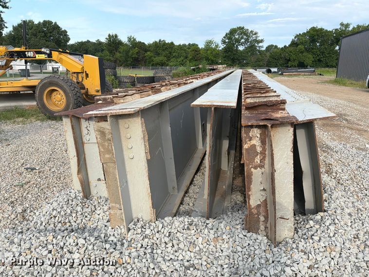 image for item EX2535 (6) 60' steel bridge sections