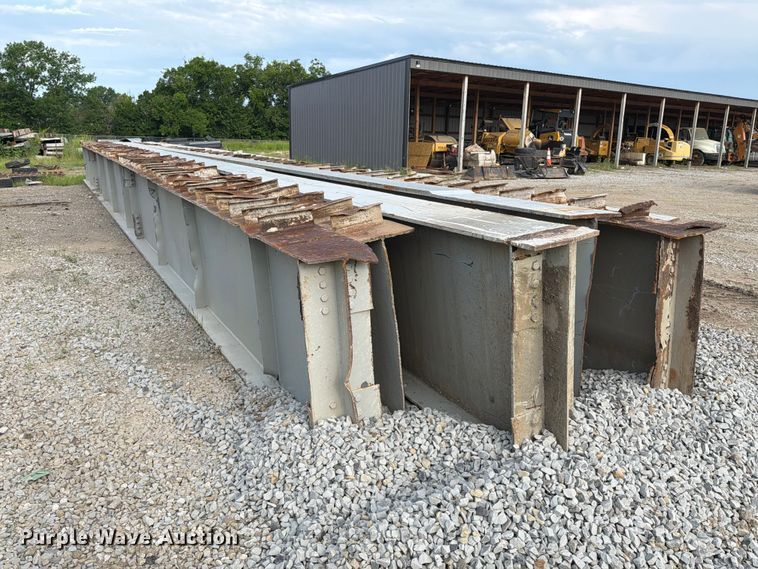 image for item EX2535 (6) 60' steel bridge sections