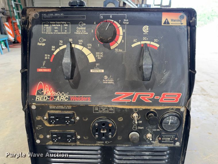 image for item EX2541 Red-D-Arc ZR-8 welder/generator