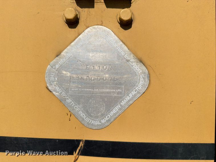 image for item EX4017 1989 Caterpillar E110B excavator