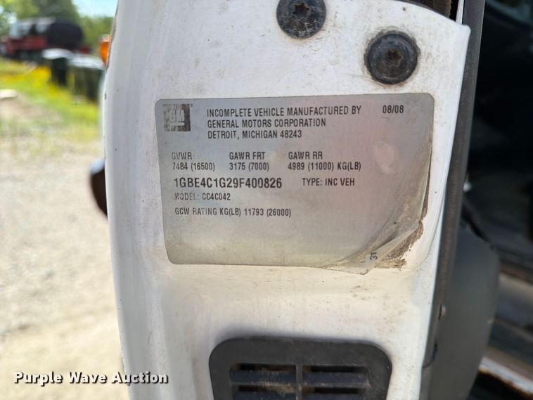 image for item EX4019 2009 Chevrolet C4500 bucket truck