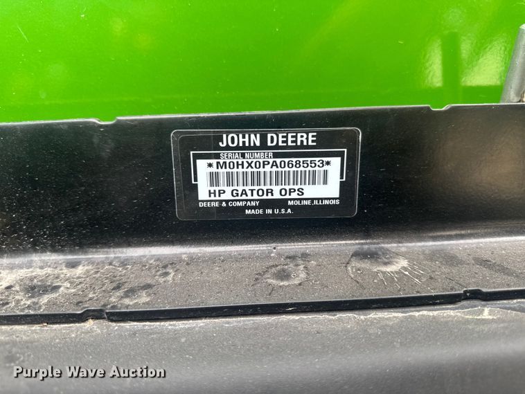 image for item FB5748 2010 John Deere XUV utility vehicle