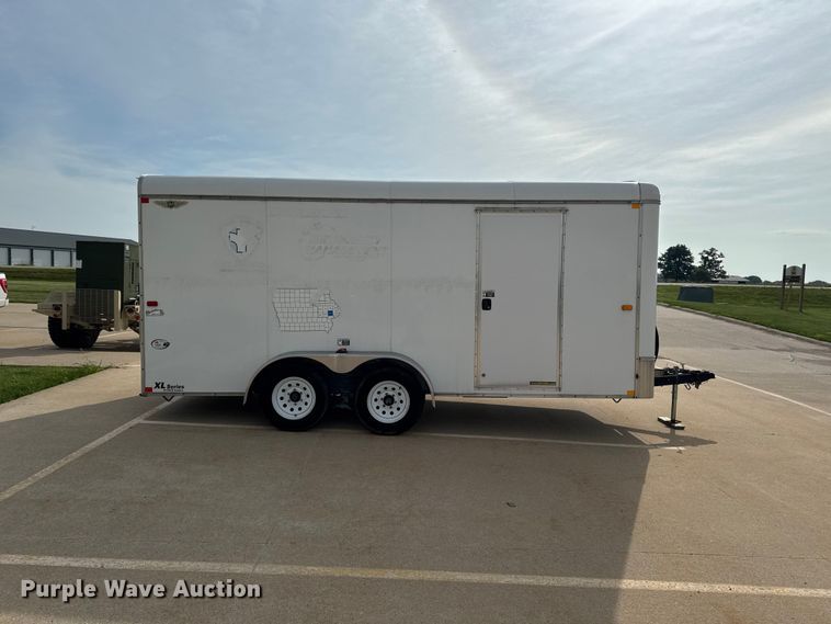 image for item FB5762 2009 H&H TC 16 2 enclosed cargo trailer