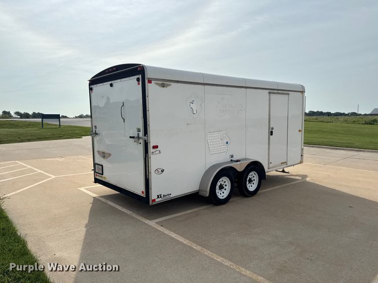 image for item FB5762 2009 H&H TC 16 2 enclosed cargo trailer