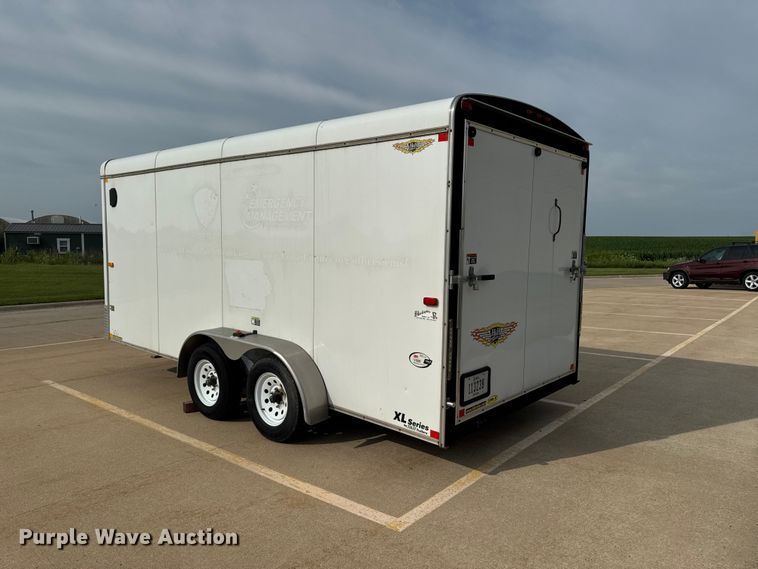 image for item FB5762 2009 H&H TC 16 2 enclosed cargo trailer