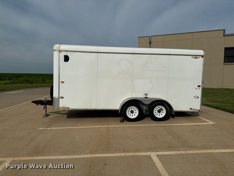 image for item FB5762 2009 H&H TC 16 2 enclosed cargo trailer