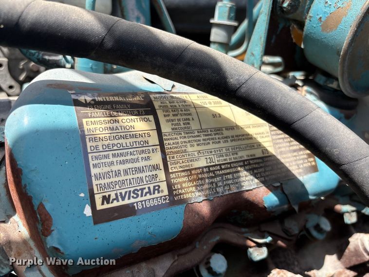 image for item FC1776 1994 International 3700 school bus