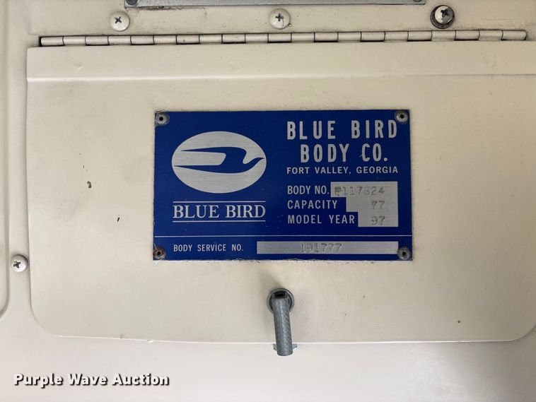 image for item FC1778 1997 Blue Bird TC2000 school bus