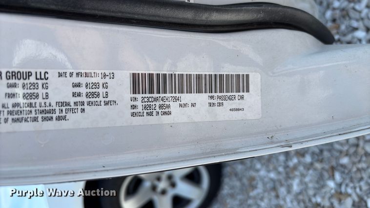 image for item FC1780 2014 Dodge Charger Police 