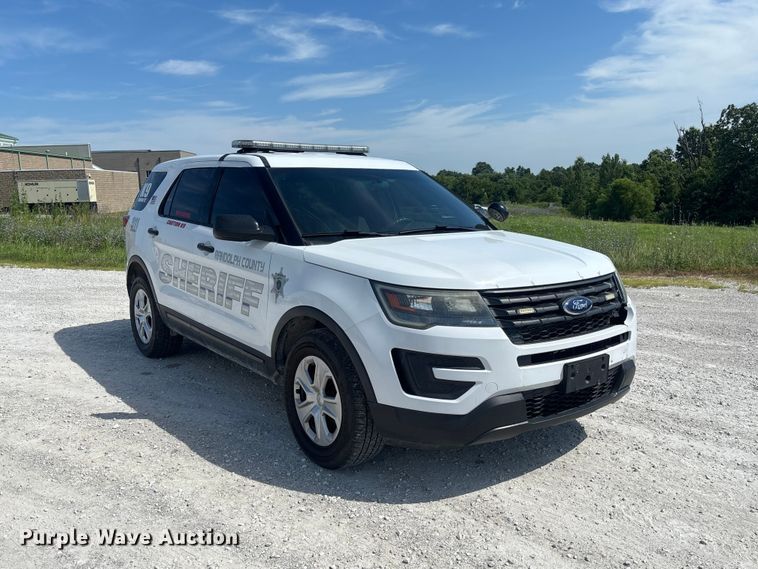 image for item FC1782 2016 Ford Explorer Police Interceptor SUV