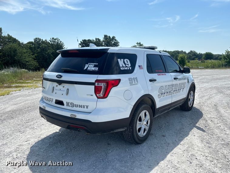 image for item FC1782 2016 Ford Explorer Police Interceptor SUV