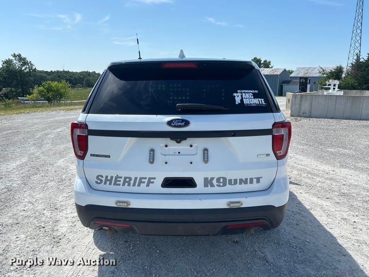 image for item FC1782 2016 Ford Explorer Police Interceptor SUV