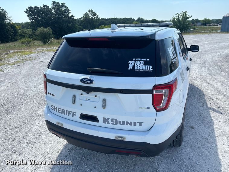 image for item FC1782 2016 Ford Explorer Police Interceptor SUV