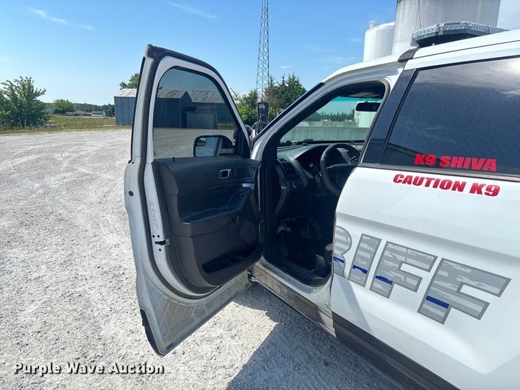 image for item FC1782 2016 Ford Explorer Police Interceptor SUV