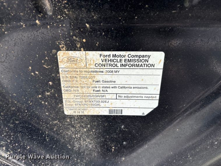 image for item FC1787 2008 Ford Escape XLT SUV