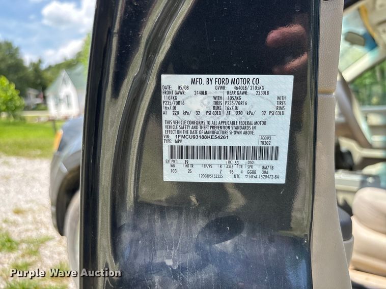 image for item FC1787 2008 Ford Escape XLT SUV