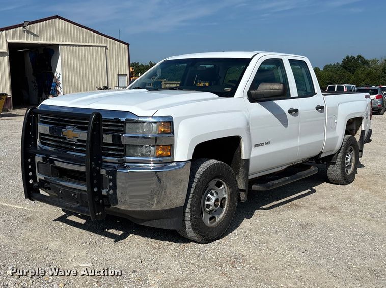2016 Chevrolet Silverado 2500HD Ext. Cab pickup truck