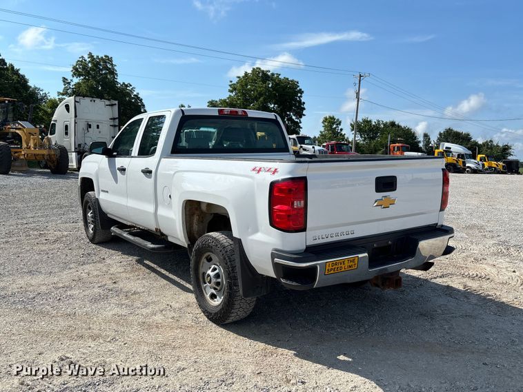 image for item FC1814 2016 Chevrolet Silverado 2500HD Ext. Cab pickup truck
