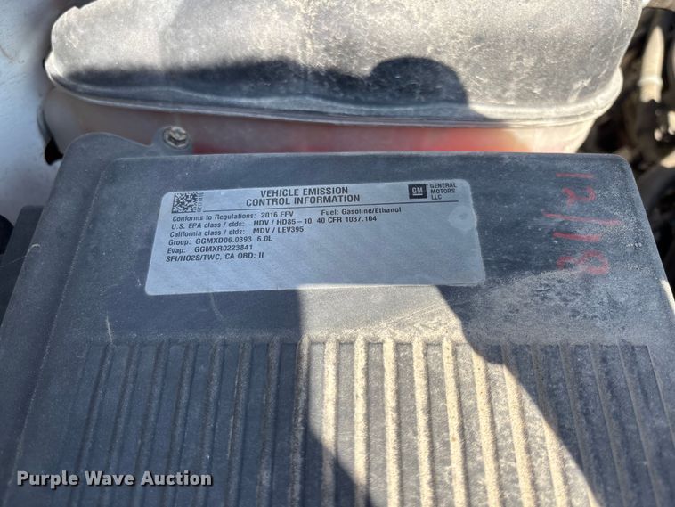 image for item FC1814 2016 Chevrolet Silverado 2500HD Ext. Cab pickup truck