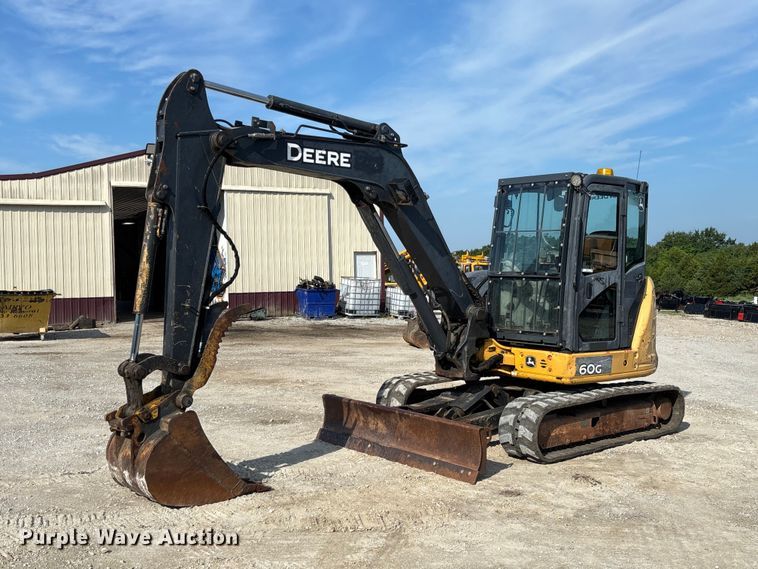 image for item FC1815 2014 John Deere 60G mini excavator