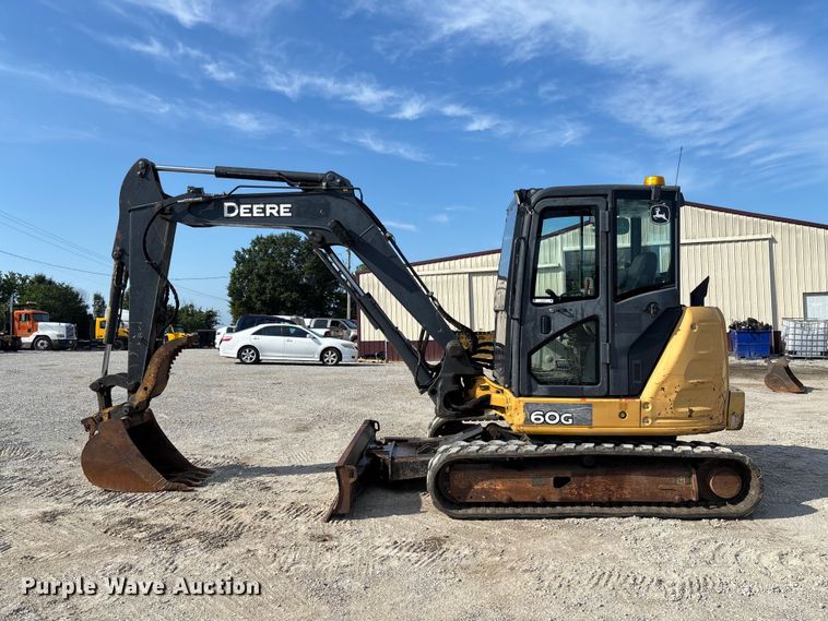 image for item FC1815 2014 John Deere 60G mini excavator