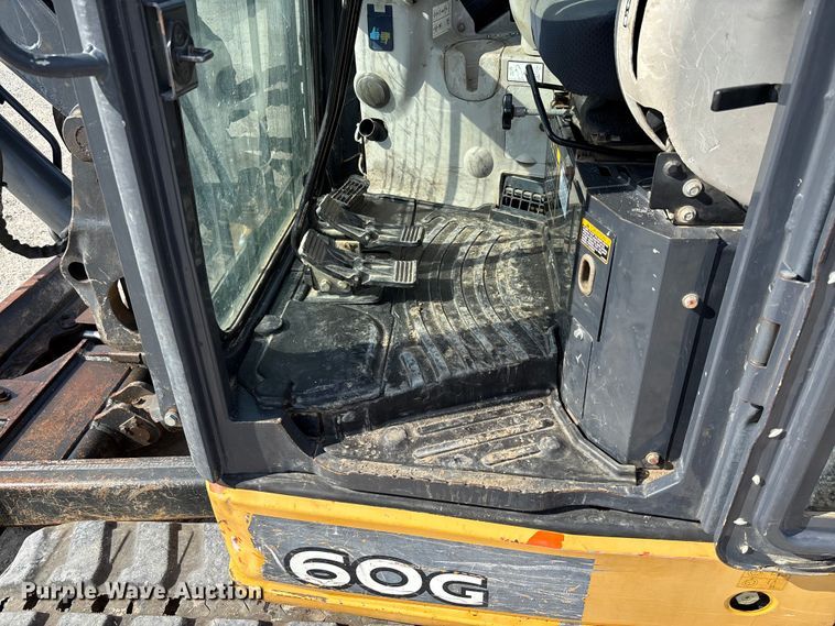 image for item FC1815 2014 John Deere 60G mini excavator
