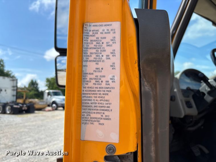 image for item FC1816 2013 International WorkStar 7500  dump truck